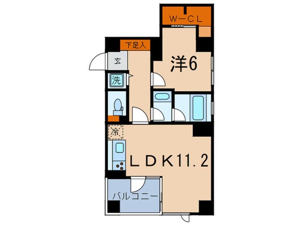 レジディア文京湯島(202)の物件間取画像